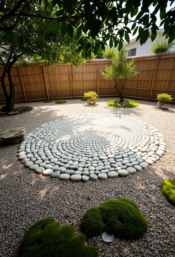 pebble mosaic garden design