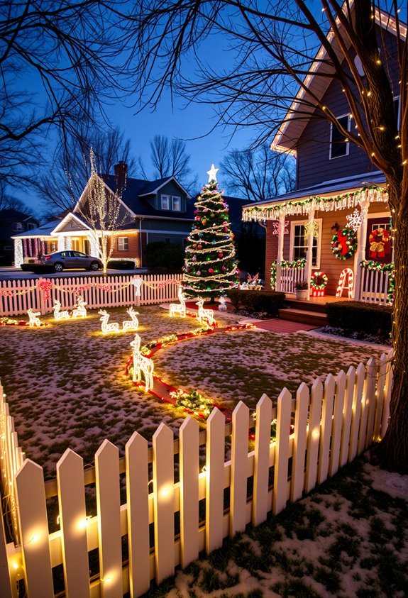 personalized festive light displays