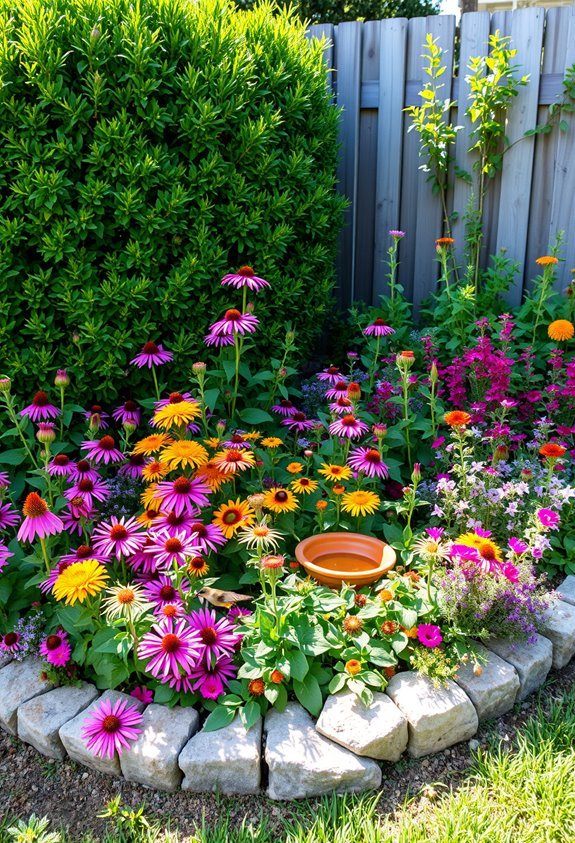 pollinator friendly native garden