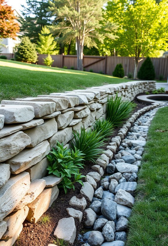 retaining wall soil stabilization