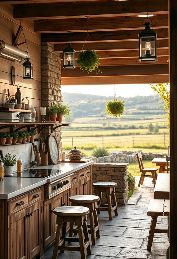 rustic charm and functionality