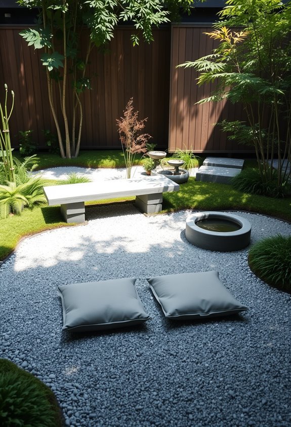 serene meditation retreat space