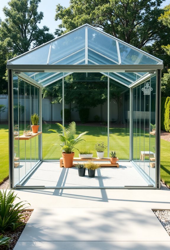 serene minimalist plant sanctuary