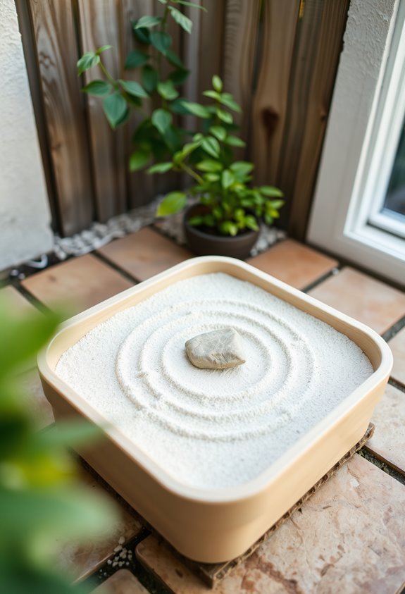 simple peaceful garden design