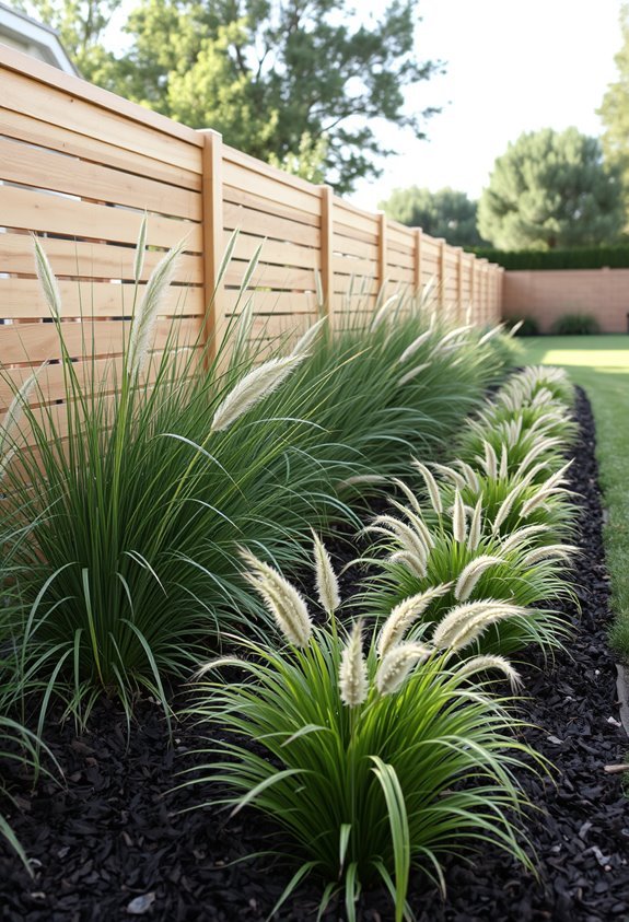 sleek low maintenance landscape solution
