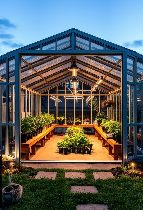 smart adaptive lighting greenhouse
