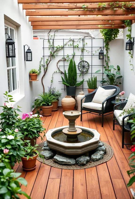 soothing water feature tranquility