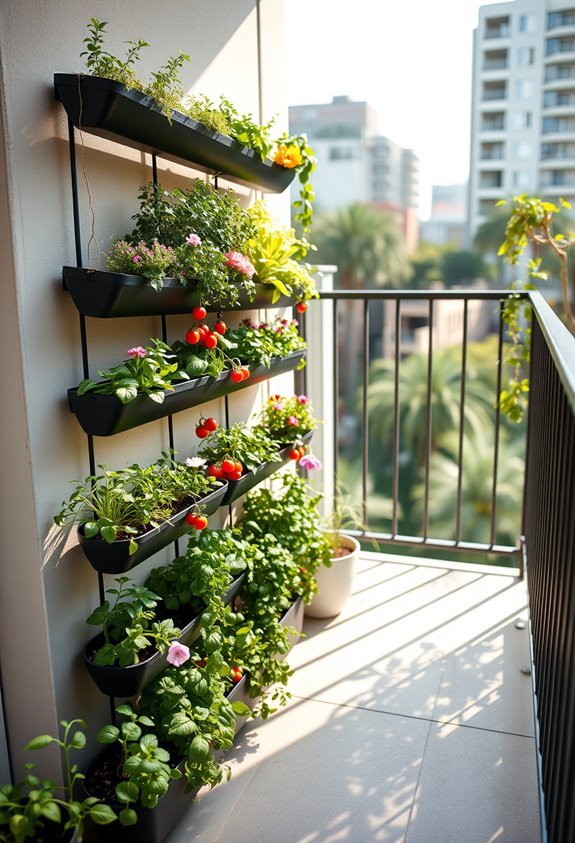 space saving vertical gardening solution