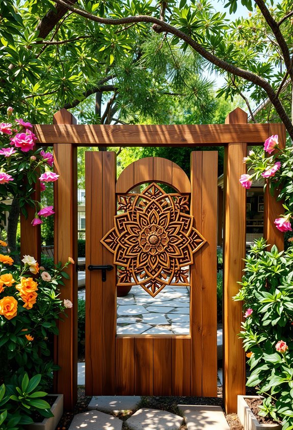 spiritual artistry garden entrance