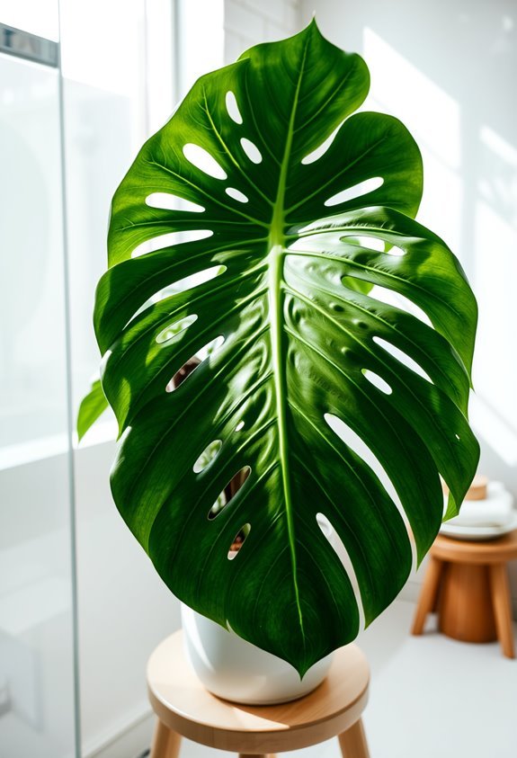 stunning fenestrated leaves thrive