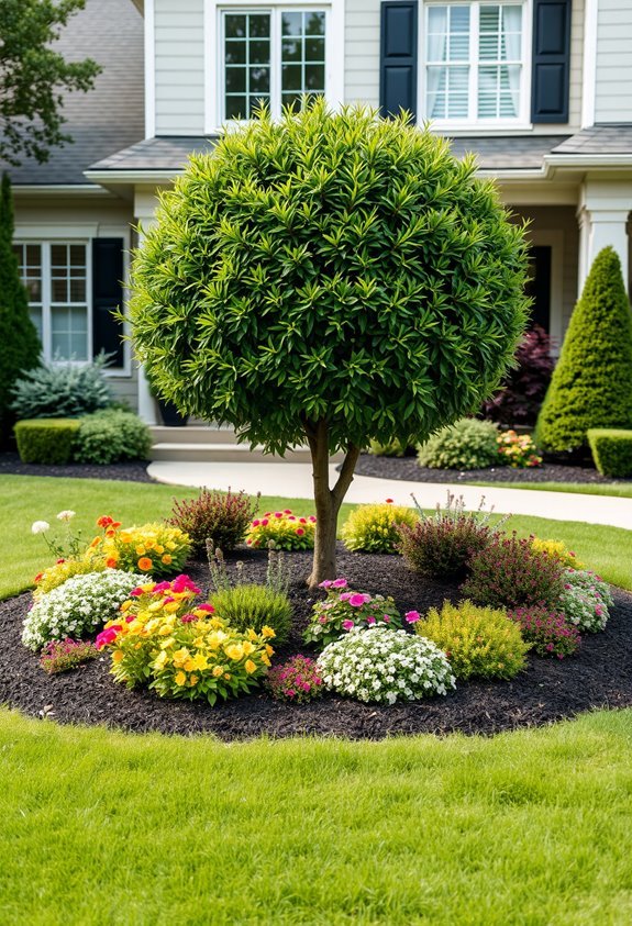 stunning focal point garden