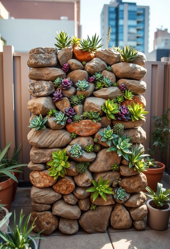 stunning succulent vertical gardens