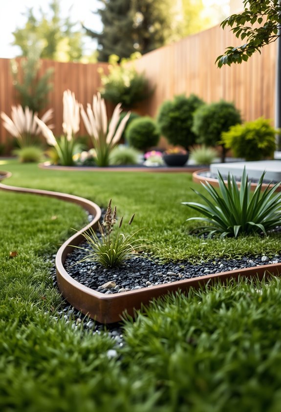 stylish durable garden edging