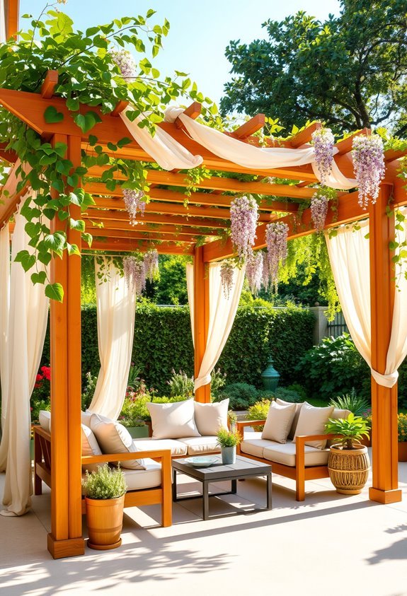 stylish pergolas enhance shade
