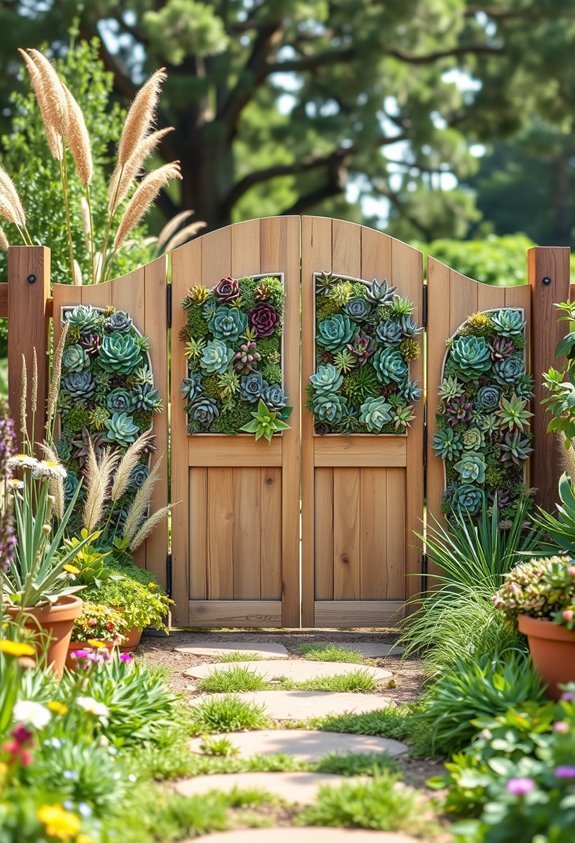 succulent wall art design