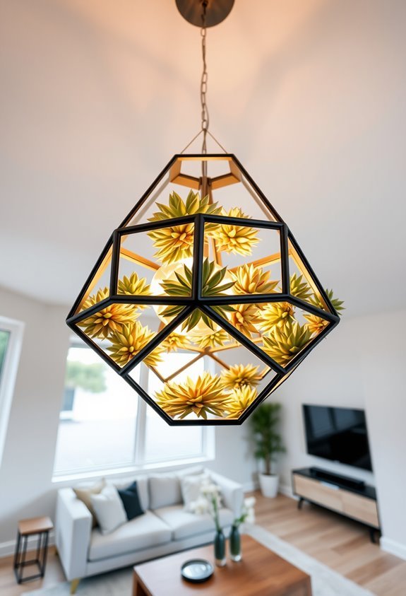 sustainable geometric lighting design