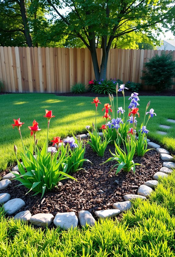 sustainable rain garden design