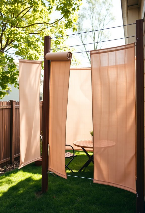 tension wire canvas screens