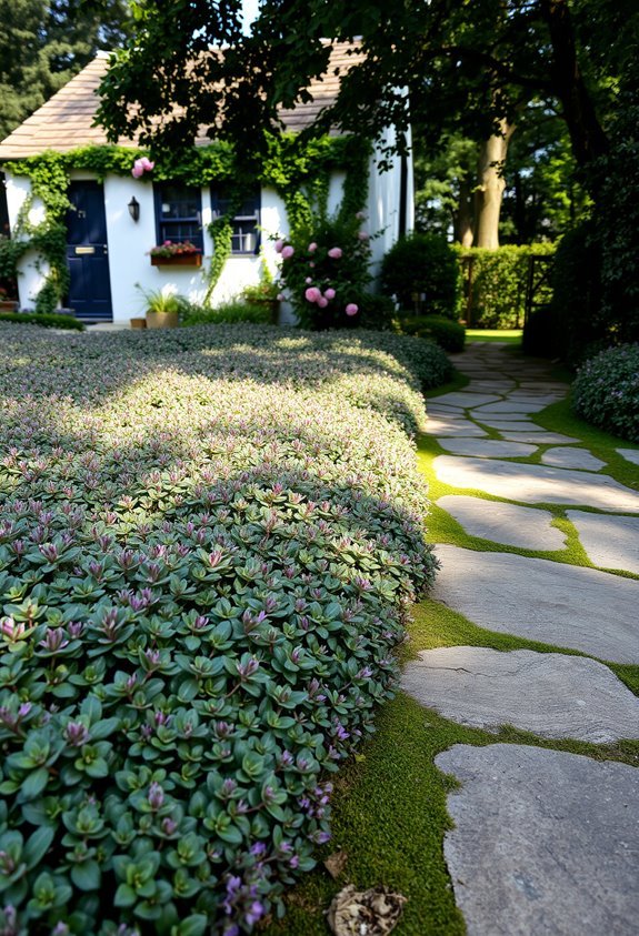 textured low maintenance ground covers