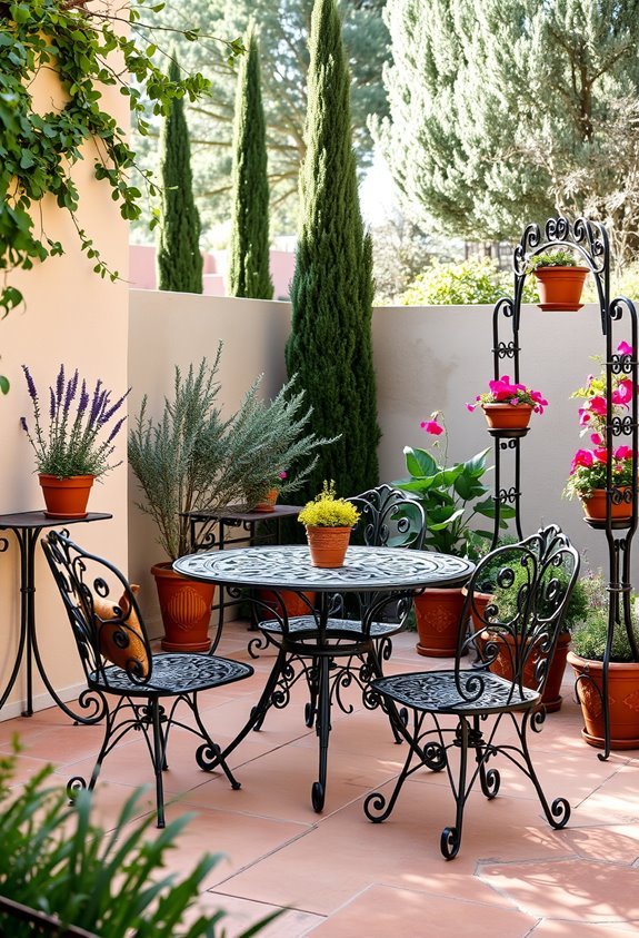 timeless mediterranean garden elegance