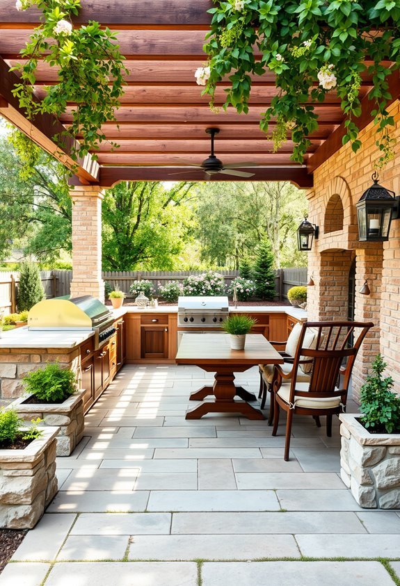 timeless outdoor cooking spaces