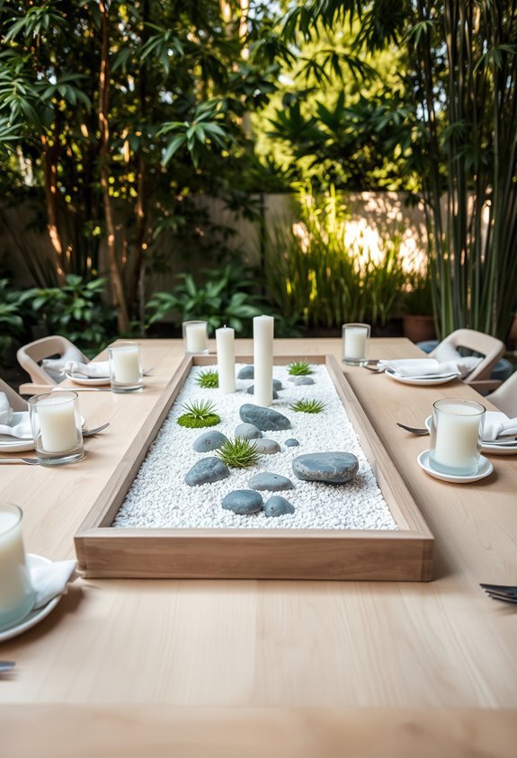 tranquil outdoor dining experience