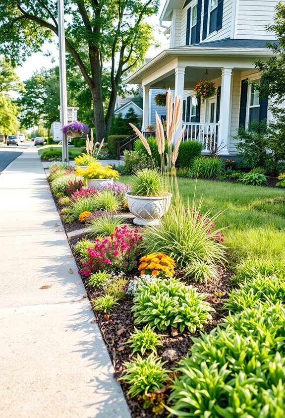 transform sidewalk into garden