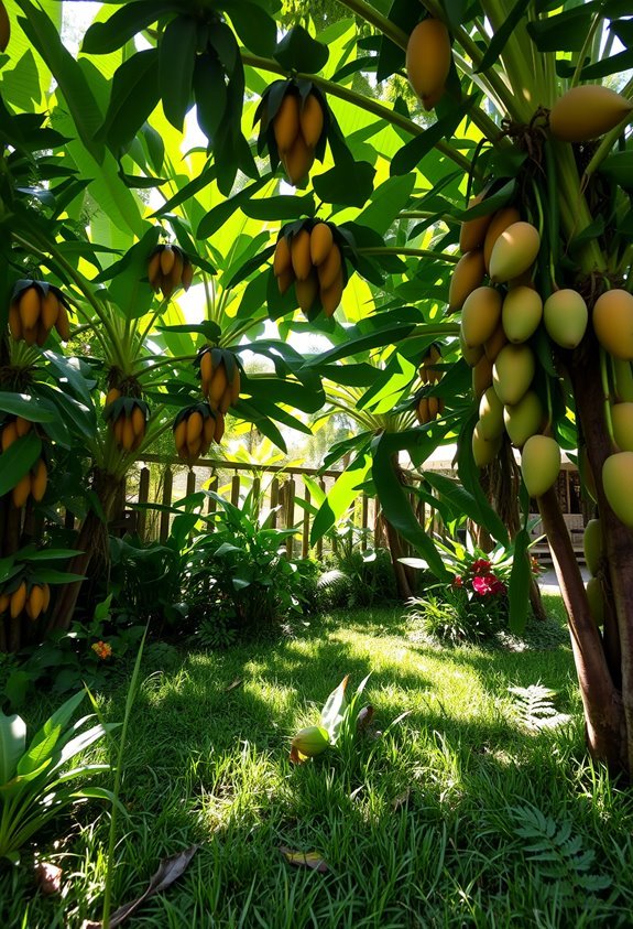 tropical fruit trees thrive