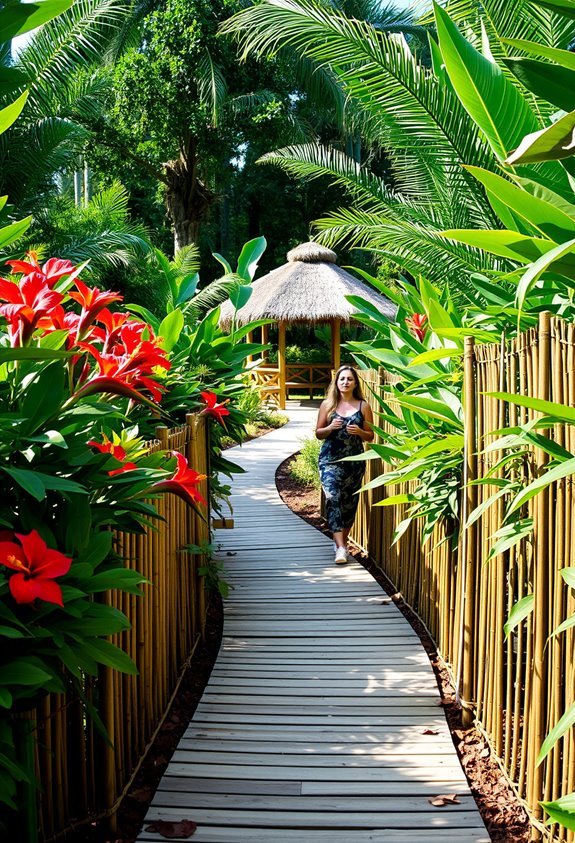 tropical garden exploration design