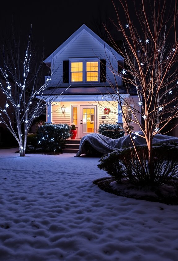 twinkling star projection lights