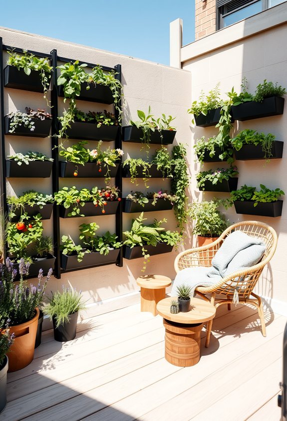 vertical gardening for terraces