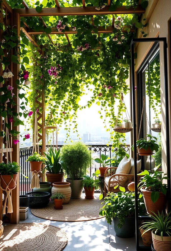 vertical trellises for gardens