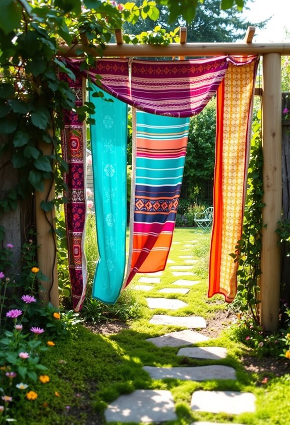 vibrant flexible garden entrance