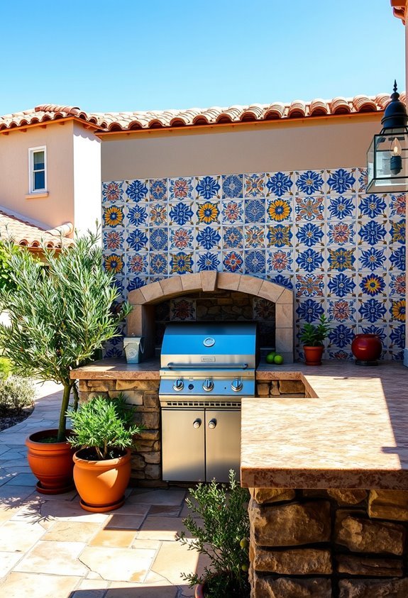 vibrant mediterranean ceramic tiles