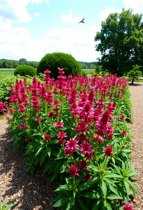 vibrant pollinator friendly perennial blooms
