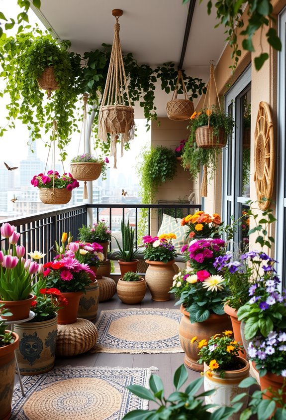 vibrant seasonal flower rotation