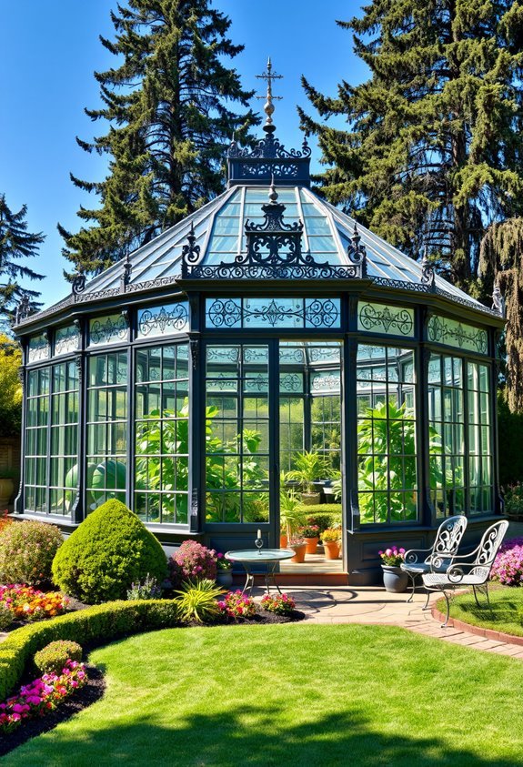 victorian glasshouse with elegance