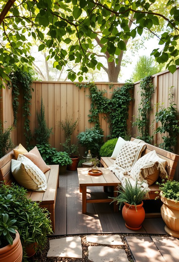 warm natural retreat materials