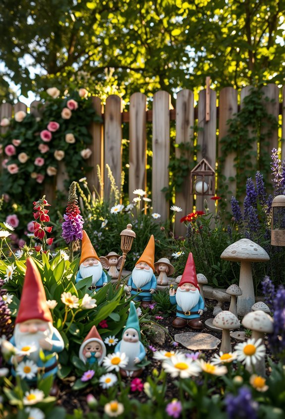 whimsical garden decor elements