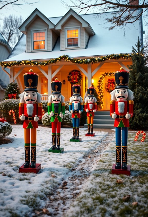 whimsical holiday yard decorations