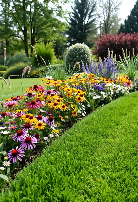wildflower borders enhance biodiversity