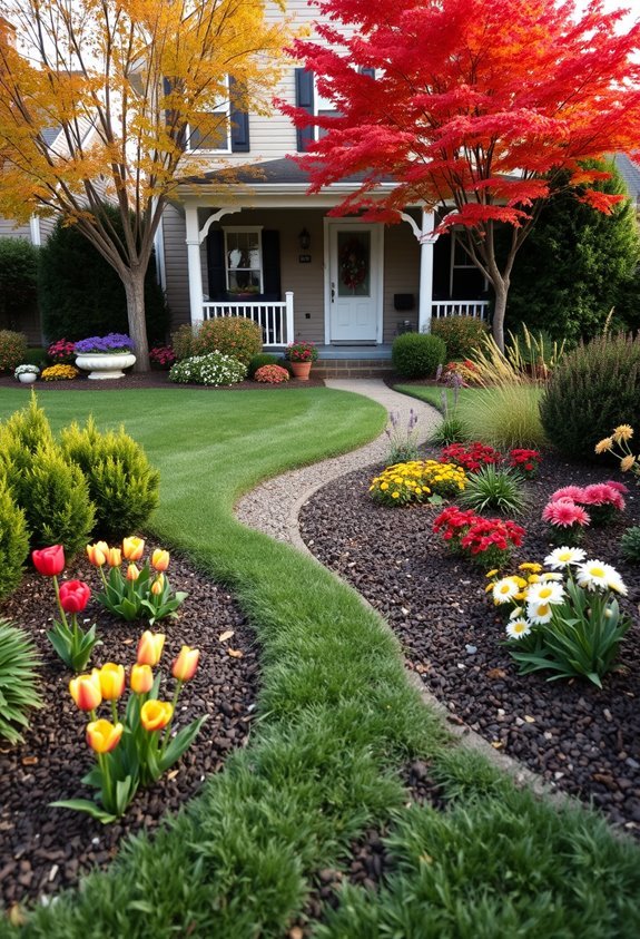 year round vibrant garden design